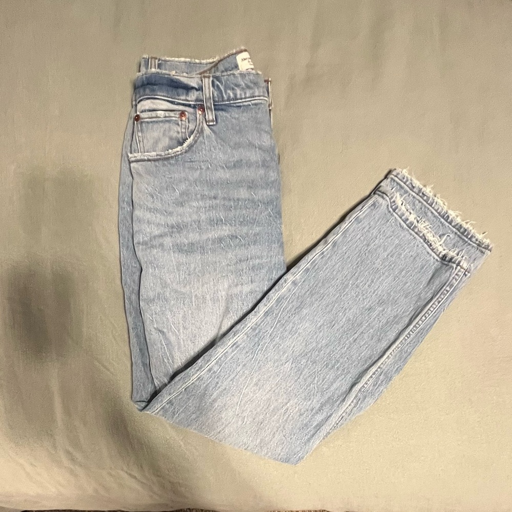 Abercrombie & Fitch Light Blue High Rise Jeans